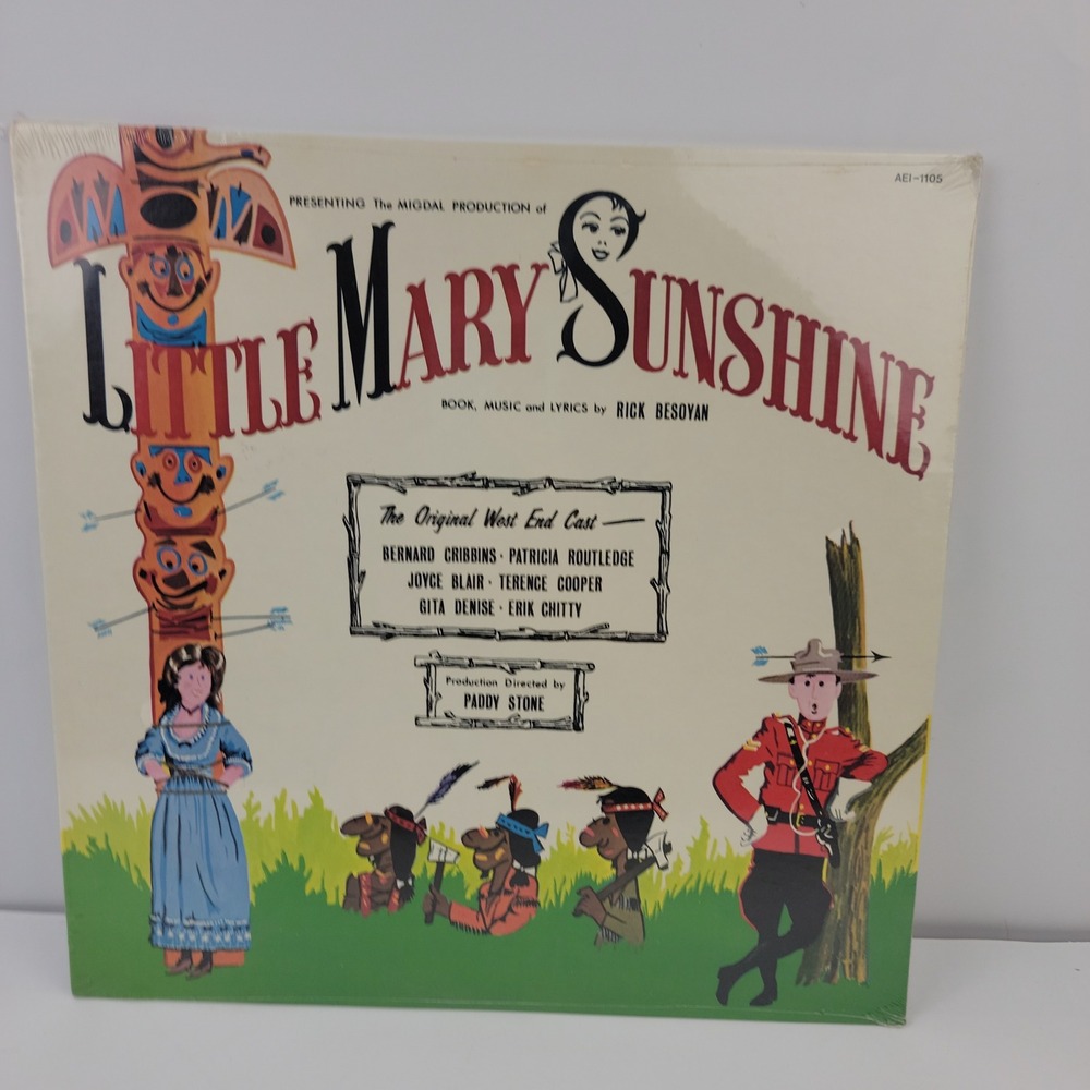 Little Mary Sunshine Original West End Cast Vinyl LP AEI-1105 Rick Besoyan New